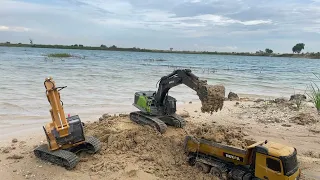 Mini RC Hulna Excavator 1593 and the best one I ever bought in the last two years is the best.