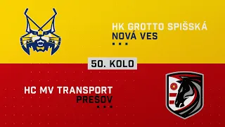 50.kolo HK GROTTO Spišská Nová Ves - HC MV Transport Prešov HIGHLIGHTS