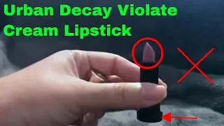 ✅  How To Use Urban Decay Violate Cream Lipstick Review