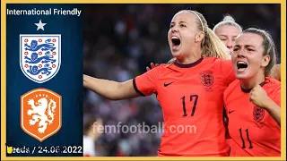 [5-1] | 24.06.2022 | England vs Netherlands | Women Football | International Friendly #WEURO2022