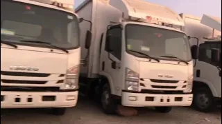 Mitsubishi canter and ISUZU used vehicles