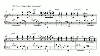Gershwin plays "That Certain Feeling" (1926) + my transcribed score