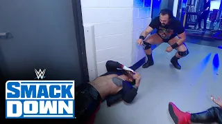 Drew McIntyre surprise attacks The Usos backstage: SmackDown, Aug. 12, 2022