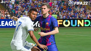 FIFA 22 PS5 | Barcelona Vs Real Madrid | El Clasico Ft. Lewandowski, Mbappe, | La liga | 4K Gameplay