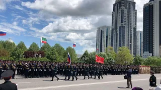 В Грозном состоялся военный парад, посвященный 77 й годовщине Победы в ВОВ