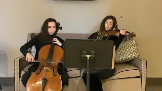 Girl on Fire for Violin and Cello