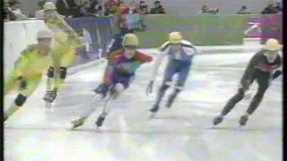 1994 - Winter Olympics Lillehammer, Norway - Short Track Men's 5000m Relay.mpg