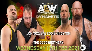 AEW DYNAMITE 17TH MARCH 2021 👊 JON MOXLEY & EDDIE KINGSTON VS THE GOOD BROTHERS **SIM** 🎮