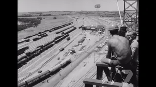 Avon Valley dual gauge railway construction, mid-1960s