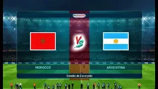 MOROCCO vs ARGENTINA | PES 2019 Gameplay PC