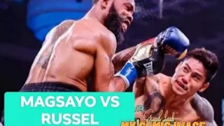 MAGSAYO VS GARY RUSSELL JR. FULLFIGHT HIGHLIGHTS..