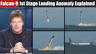 SpaceX Falcon-9 Booster Splash Down During Failed Landing, Anomaly Explained
