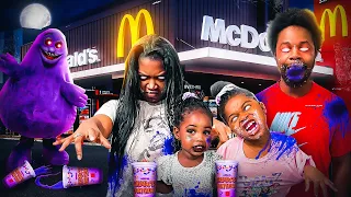 DONOT DRINK The GRIMACE SHAKE : MCDONALDS Bad Idea 😈| LAIYAFACE