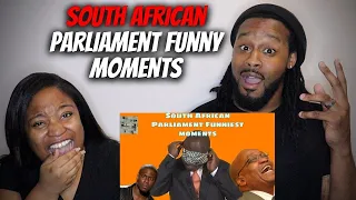 🇿🇦 American Couple Reacts "South African Parliament Funny Moments"