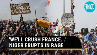 'France Is A Leech': Niger Protesters Tell French Soldiers To 'Get Out Now' | Watch