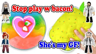 Relaxing Slime Storytime Roblox | My boyfriend won't leave me even though I'm just Bacon