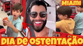 Gusttavo Lima ESBANJA dia de compras em Miami com filhos Gabriel e Samuel "OSTENTAÇÃO"