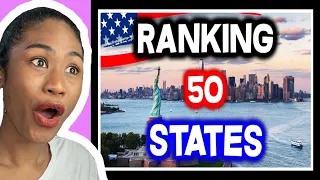 All 50 STATES in AMERICA Ranked WORST to BEST | Reaction