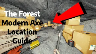 The Forest  | How to Get The Modern Axe Location Guide/Tutorial 2023