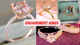 Engagement rings for women 2024 || wedding rings for women 2024.