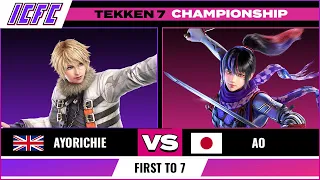 AyoRichie vs AO | ICFC Championship: TEKKEN 7 Tournament | Round Robin FT7