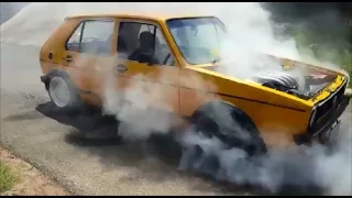 Golf MK1 burnout in Durban!