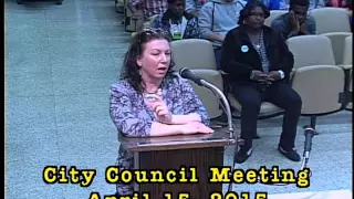 City Council Meeting 2015-04-15