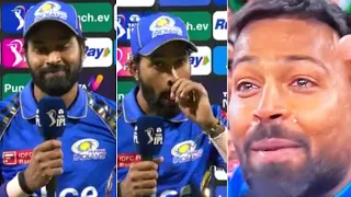 Lucknow से हारने के बाद हार्दिक पांड्या रो पड़े | Hardik Pandya reaction after consecutive lose |