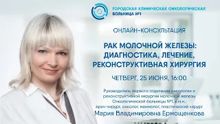 Рак молочной железы: диагностика, лечение, реконструктивная хирургия