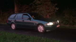 Mercedes Benz C180 Burnout.