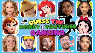 Guess The Disney Song & Youtuber by Dances?|Lay Lay,Salish Matter,MrBeast,Elsa,Trolls 3,Kungfu Panda