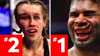 Worst Facial Injuries Of Fighters REVEALED!