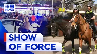 'Strong police presence' ﻿across Melbourne after deadly Bourke Street crash | 9 News Australia