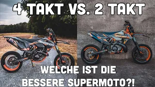 2 Takt oder 4 Takt Supermoto? / Was finde ICH besser?