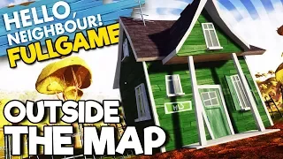 OUTSIDE THE MAP SECRETS + EASTER EGG HUNTING in ACT 1! - Hello Neighbor Full Game (Trainer Gameplay)