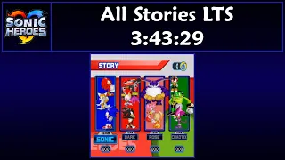 Sonic Heroes - All Stories LTS Speedrun - 3:43:29 [Game Time]