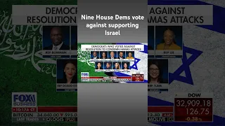 These nine Democrats voted ‘no’ to Israeli-Hamas resolution #shorts