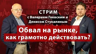 Обвал на рынке, что делать? Прямой эфир с Валерием Гаевским и Денисом Стукалиным