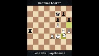 Jose Raul Capablanca vs Emanuel Lasker | St. Petersburg, Russia (1914)