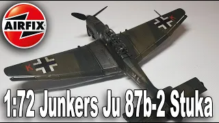 Airfix 1/72 Ju87 Stuka Diver Bomber Build Review