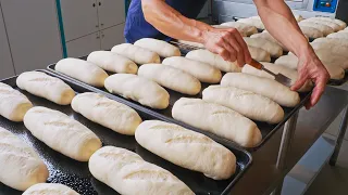 1000 pieces sold daily！Popular Sandwich Bread Making/每日賣出1000個！超人氣越南三明治製作