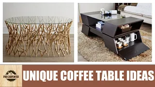 10+ Unique Wooden Coffee Table Ideas To Make Money