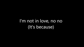 Dennis Englewood - I'm Not In Love Lyrics