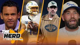 Jets are ‘must-watch TV’, Chiefs early bye week, Can Jim Harbaugh develop Herbert? | NFL | THE HERD