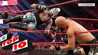 Top 10 Mejores Momentos de Raw En Español: WWE Top 10, Dec 2, 2019