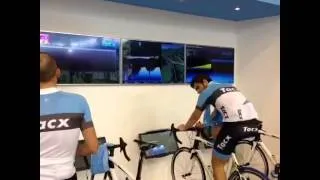 Tacx VR trainer at Eurobike 2014