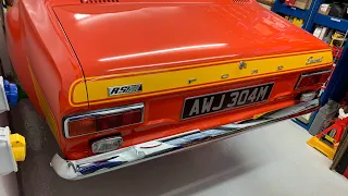 MK1 Escort RS 2000 Re Assembly Episode 13 Mirrors,Rear Bumper and reverse lights