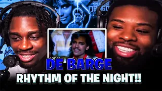 FIRST TIME reacting to DeBarge - Rhythm Of The Night! | BabantheKidd (Official Music Video)