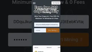 Earn free 500 dogecoin daily|| free dogecoin mining website|| new Dogecoin earning site