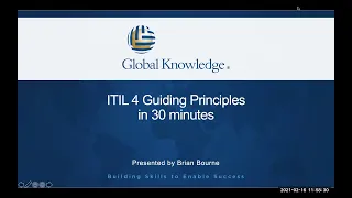 ITIL 4 Guiding Principles In 30 Minutes | Global Knowledge